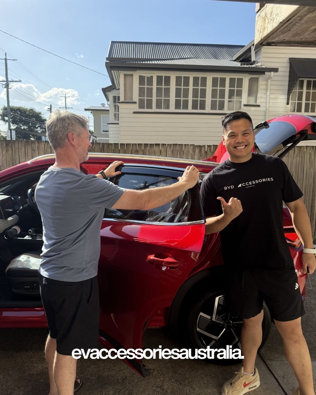 We Dropped Off Accessories for Jason's New Red BYD Atto 3 — And It Looks Incredible