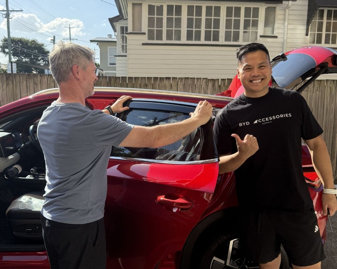 We Dropped Off Accessories for Jason's New Red BYD Atto 3 — And It Looks Incredible
