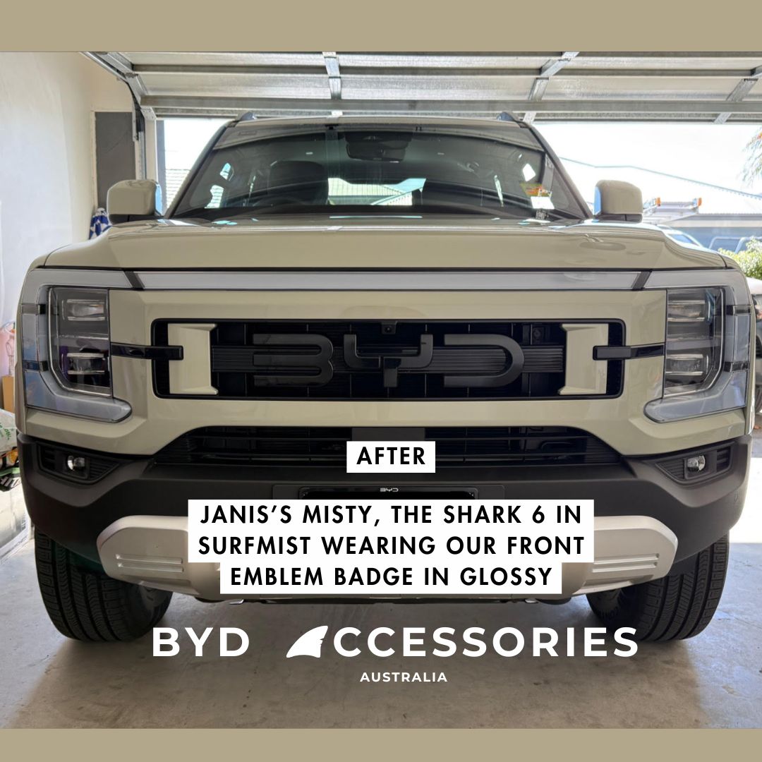 How to Black Out Your BYD Shark 6 Badges (Front & Rear Emblem Guide)