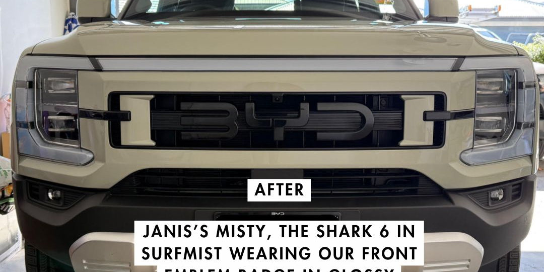 How to Black Out Your BYD Shark 6 Badges (Front & Rear Emblem Guide)