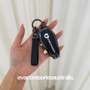 Denza Sleek Alloy Remote Key Case in Deep Blue
