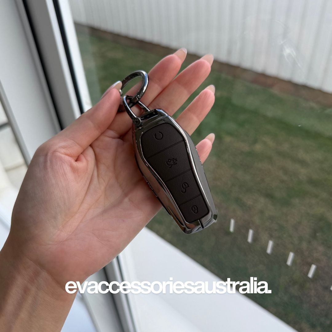 BYD Premium Designer Alloy Remote Key Case in Black