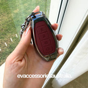 Denza Premium Alloy Remote Key Case in Wine Red