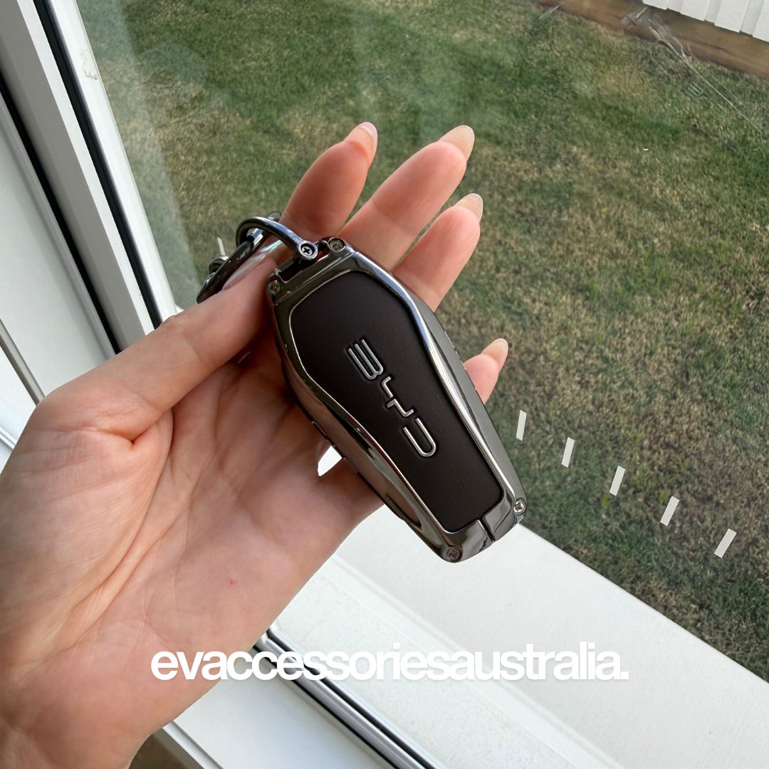 BYD Premium Designer Alloy Remote Key Case in Black