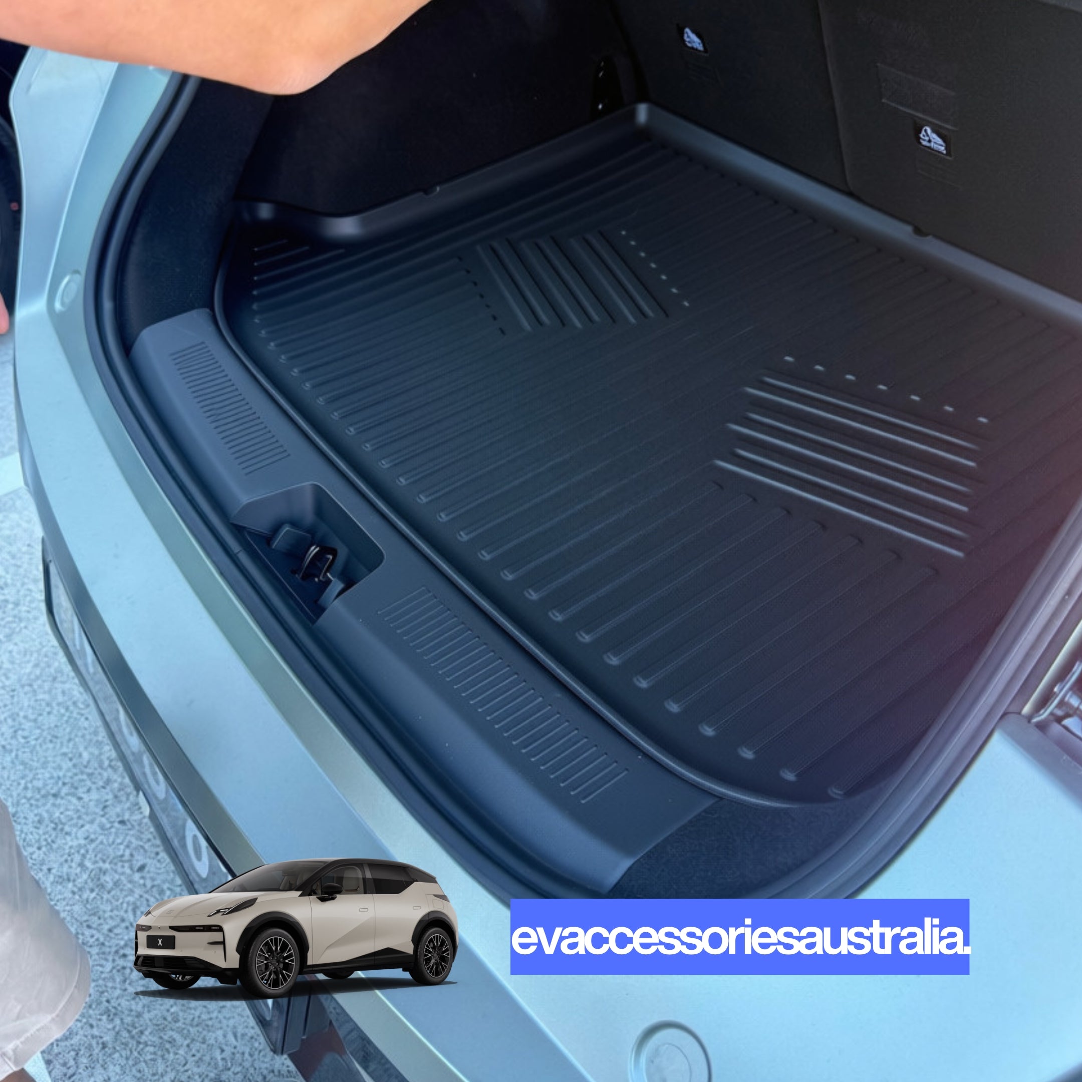 Zeekr X Premium Trunk Boot Protector Mat – Custom Moulded 3D Design