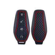 BYD Remote Designer Key Cover Case In Black/Red