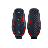 BYD Remote Designer Key Cover Case In Black/Red