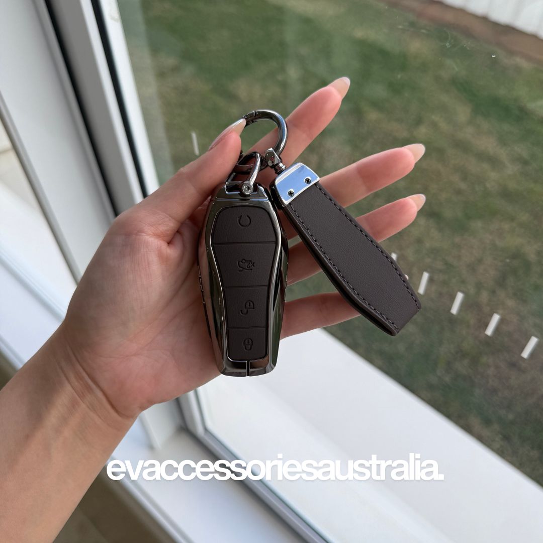 BYD Premium Designer Alloy Remote Key Case in Black