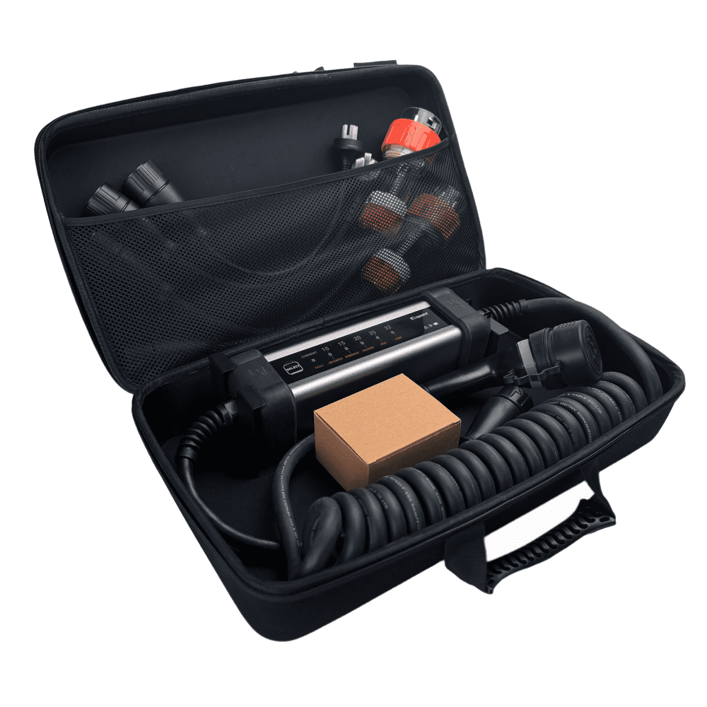 4-in-1 Portable EV Charger – 2.3kW to 22kW