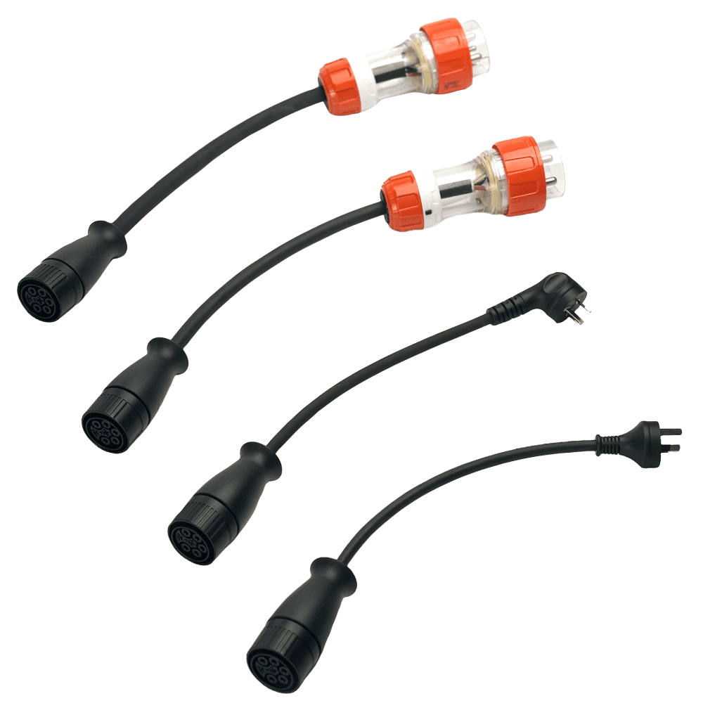 4-in-1 Portable EV Charger – 2.3kW to 22kW