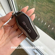 Premium Designer Alloy Remote Key Case in Chocolate