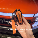 Premium Designer Alloy Remote Key Case in Tangerine (SAMPLE SALE)