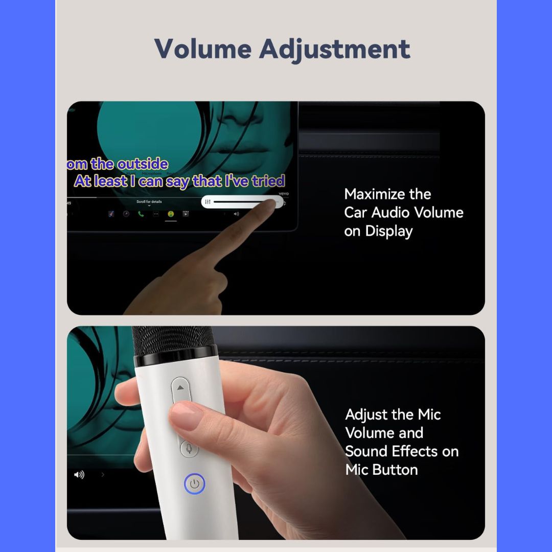 Wireless Karaoke Microphones by LVDonic for Tesla - 2 Microphone Set