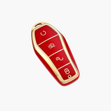 Luxury BYD Protective Key Cover in Red Gold
