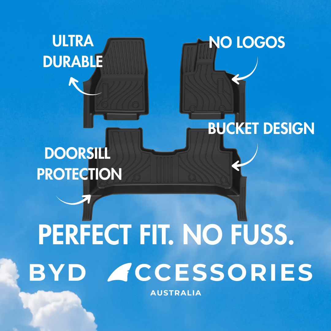 BYD Sealion 7 Premium 3D Custom Moulded Floor mats (Front and Rear)