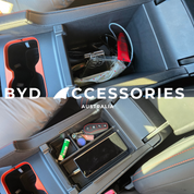 Centre Armrest Console Storage Organiser - BYD Shark 6 2024-Present