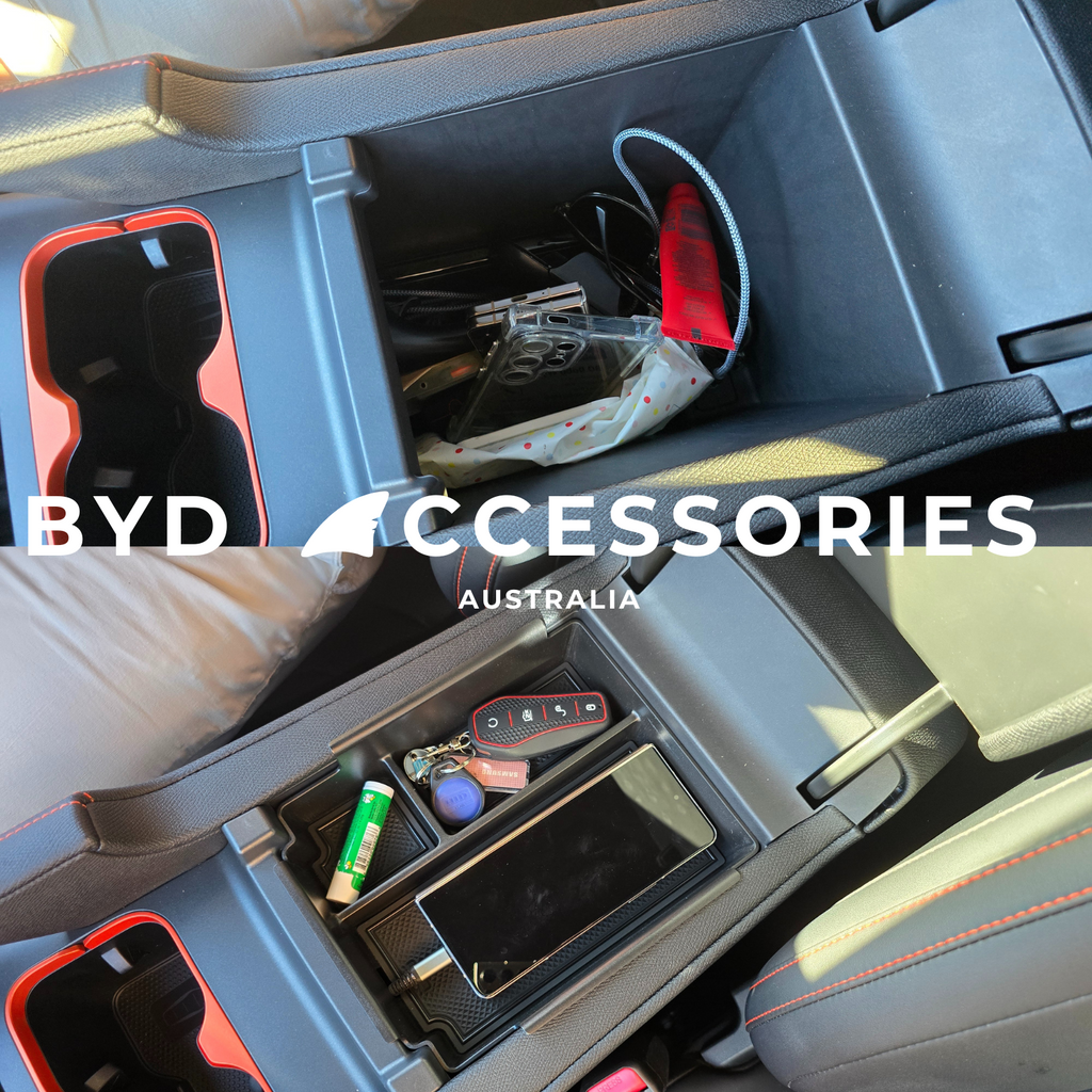 Centre Armrest Console Storage Organiser - BYD Shark 6 2024-Present ...