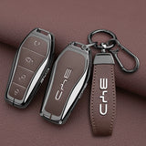 BYD Premium Designer Alloy Remote Key Case in Chocolate