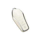 Luxury BYD Protective Key Cover in Artic White and Mirror Finish