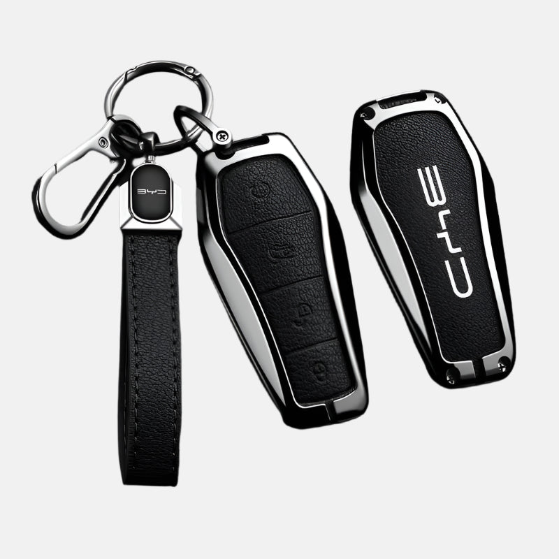 Ev Key Rings BYD Premium Designer Alloy Remote Key Case in Black – EV ACCESSORIES ...