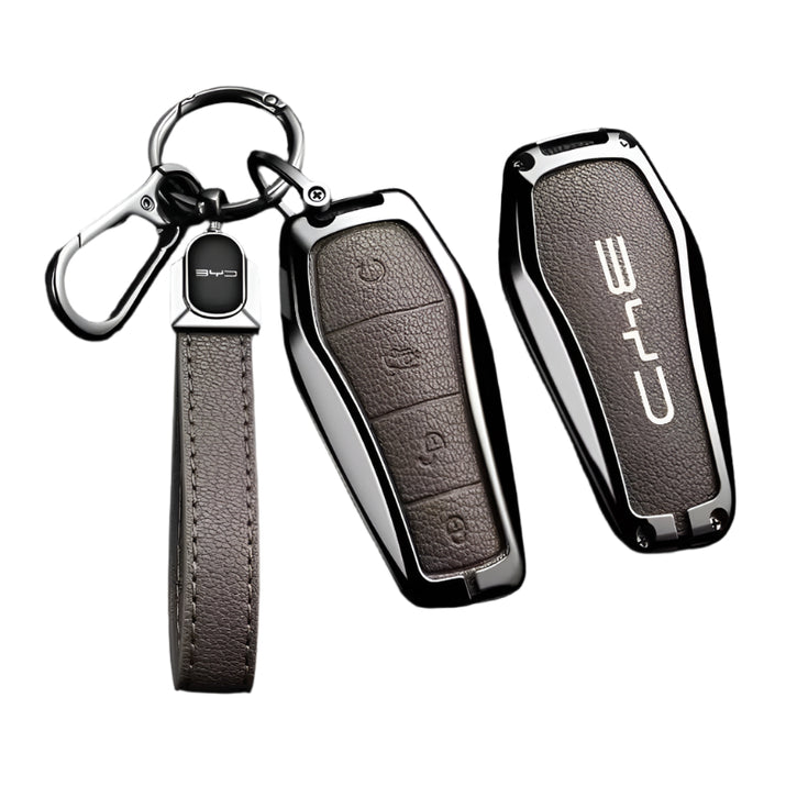 BYD Premium Designer Alloy Remote Key Case in Navy Blue – EV ...