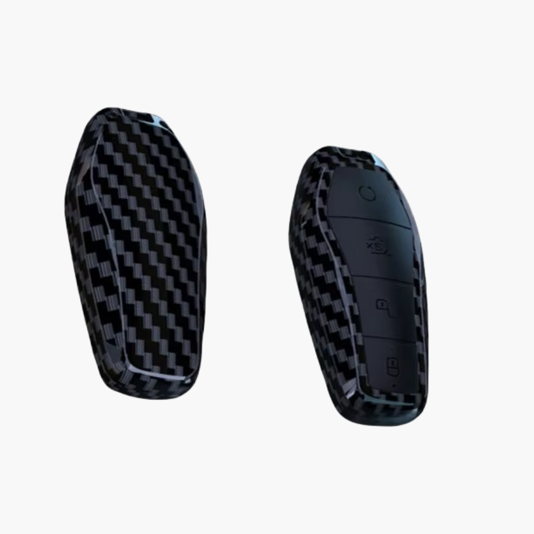 Byd Key Carbon Fibre Designer (High Gloss) Key Case for BYD Keys – EV ...