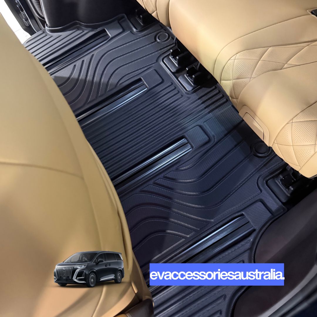 Denza D9 Premium 3D Custom Moulded Floor Mats (Full Set - 3 Rows)
