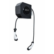 Retractable EV Charging Cable Reel – 22kW Type 2 Cable and Plugs