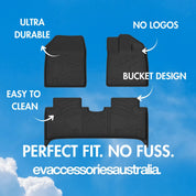 BYD Atto 3 Premium 3D Custom Moulded Floor mats (Front and Rear)