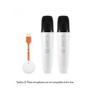 Wireless Karaoke Microphones by Puremic for BYD - 2 Microphone Set