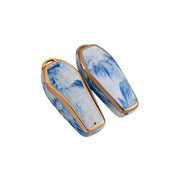 Luxury BYD Protective Key Cover in Blue Opal