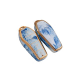 Luxury BYD Protective Key Cover in Blue Opal