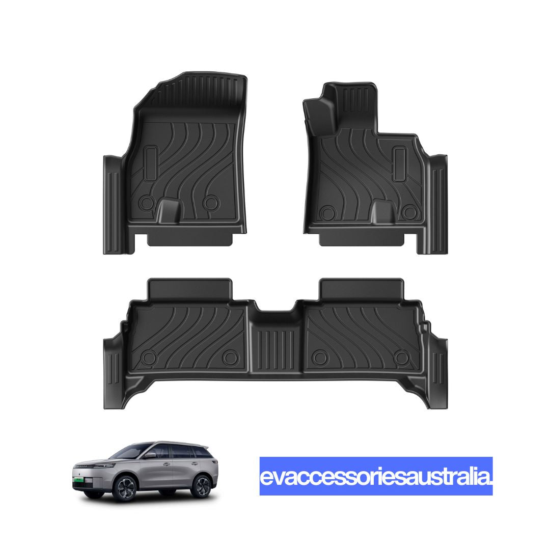 Jaecoo J5 EV Premium 3D Custom Moulded Floor Mats with Extended Sides