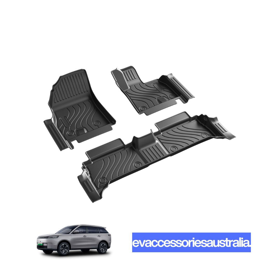 Jaecoo J5 EV Premium 3D Custom Moulded Floor Mats with Extended Sides