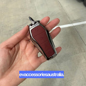 BYD Premium Designer Alloy Remote Key Case in Wine Red