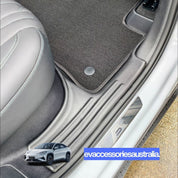 BYD Sealion 7 Premium Custom Moulded 2-in-1 Carpet and TPE Rubber Floor Mats (Front and Rear)