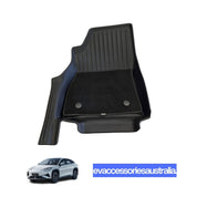 BYD Sealion 7 Premium Custom Moulded 2-in-1 Carpet and TPE Rubber Floor Mats (Front and Rear)
