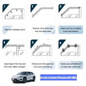 Gloss Black Weathershields — BYD Sealion 7 2024+