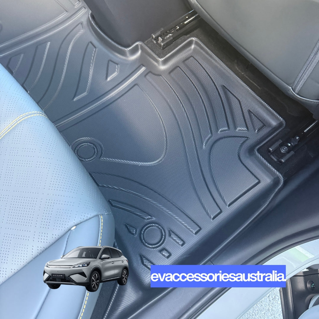 BYD Atto 3 Evo Premium 3D Custom Moulded Floor Mats (Front and Rear)