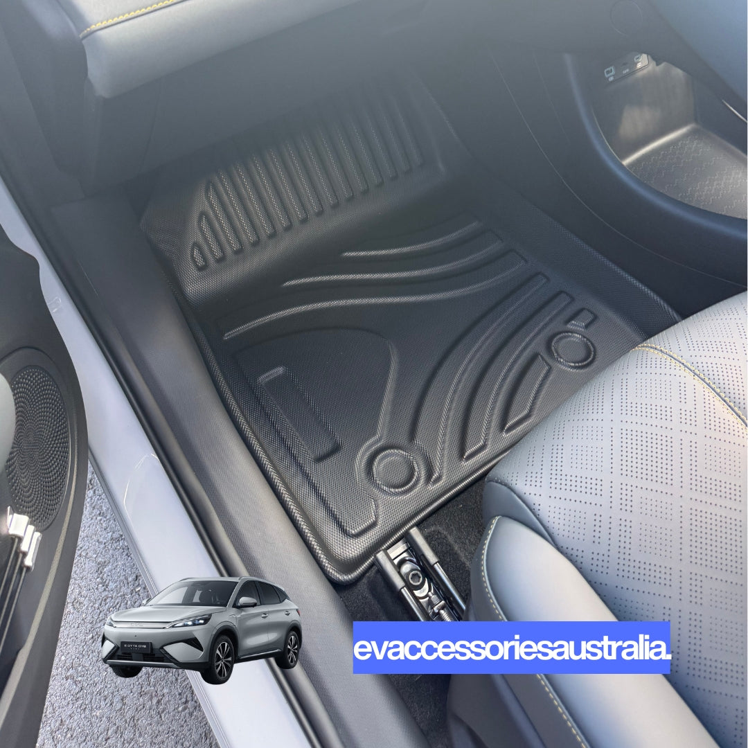 BYD Atto 3 Evo Premium 3D Custom Moulded Floor Mats (Front and Rear)