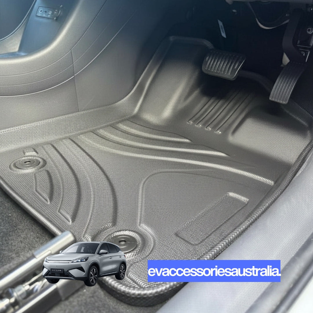 BYD Atto 3 Evo Premium 3D Custom Moulded Floor Mats (Front and Rear)