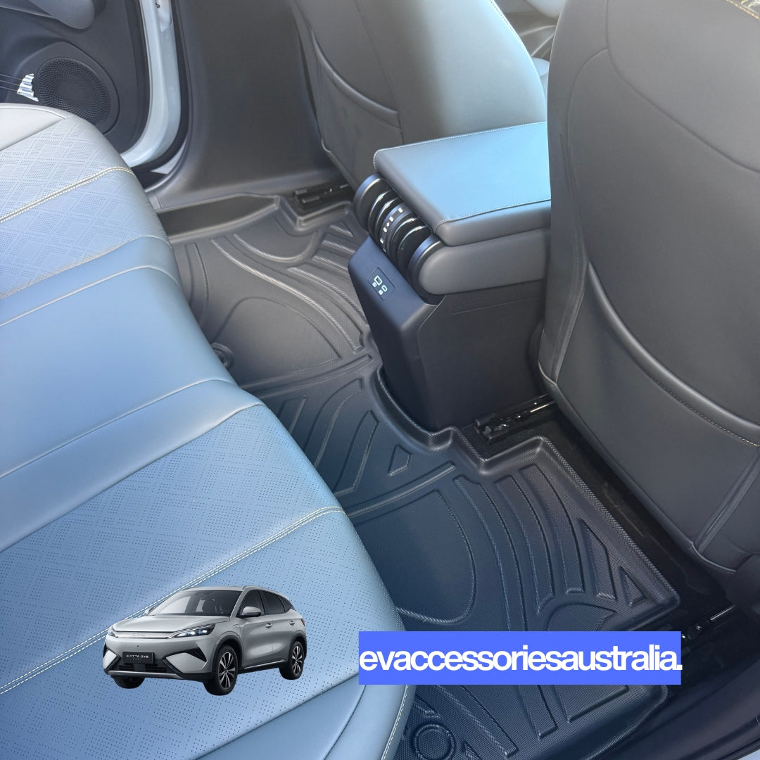 BYD Atto 3 Evo Premium 3D Custom Moulded Floor Mats (Front and Rear)