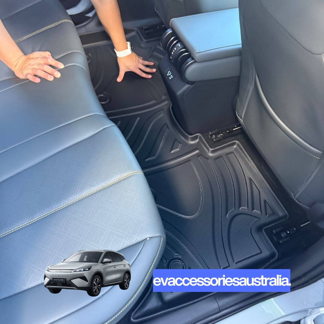 BYD Atto 3 Evo Premium 3D Custom Moulded Floor Mats (Front and Rear)