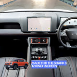 BYD Shark 6 Dynamic Cab Chasis Tempered Glass Screen Protector – 12.8" Infotainment Screen
